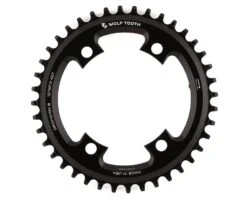 Wolf Tooth Components SRAM Road Chainring (Black) (107mm BCD) (Drop-Stop B) (Single) (40T) (Works For Flattop)