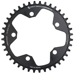 Wolf-tooth Wolf Tooth Single Road/Cyclocross Flattop Chainring 110mm - Drop Stop - Black -Wolf Tooth 120052 01 d 202585