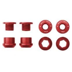 Wolf-tooth Wolf Tooth Aluminum Chainring Bolts - 6mm - 1-speed (4 Pieces) -Wolf Tooth 120352 04 d 203181