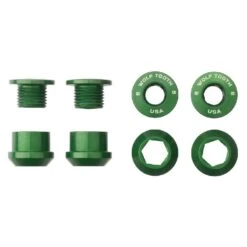 Wolf-tooth Wolf Tooth Aluminum Chainring Bolts - 6mm - 1-speed (4 Pieces) -Wolf Tooth 120352 06 d 203183