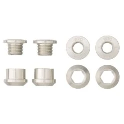 Wolf-tooth Wolf Tooth Aluminum Chainring Bolts - 6mm - 1-speed (4 Pieces) -Wolf Tooth 120352 07 d 203184