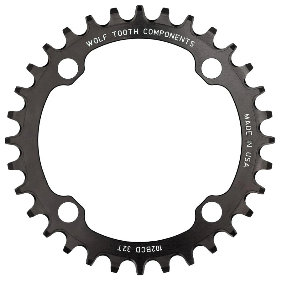 Wolf-tooth Wolf Tooth Single Chainring 102mm XTR M960 - Drop Stop - Black 3 Wolf-tooth Wolf Tooth Single Chainring 102mm XTR M960 - Drop Stop - Black
