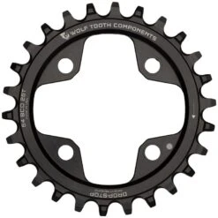 Wolf-tooth Wolf Tooth Single Chainring 64mm - Drop Stop - Black