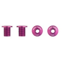 Wolf-tooth Wolf Tooth Aluminum Chainring Bolts - 10mm - 1-speed (4 Pieces) -Wolf Tooth 143981 04 d 250475