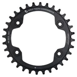 Wolf-tooth Wolf Tooth Single Chainring 96mm XTR M9000 / M9020 - Drop Stop - Black