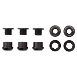 Wolf-tooth Wolf Tooth Aluminum Chainring Bolts - 6mm - 1-speed (5 Pieces) -Wolf Tooth 158824 02 d 283517