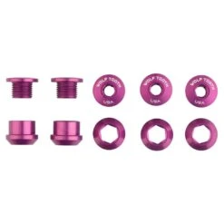 Wolf-tooth Wolf Tooth Aluminum Chainring Bolts - 6mm - 1-speed (5 Pieces) -Wolf Tooth 158824 05 d 283520