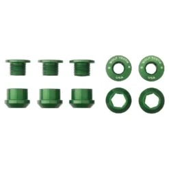 Wolf-tooth Wolf Tooth Aluminum Chainring Bolts - 6mm - 1-speed (5 Pieces) -Wolf Tooth 158824 06 d 283521