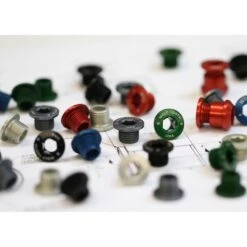 Wolf-tooth Wolf Tooth Aluminum Chainring Bolts - 6mm - 1-speed (5 Pieces) -Wolf Tooth 158824 09 d 283524