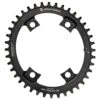Wolf-tooth Wolf Tooth Elliptical - Single Chainring For Shimano 110 BCD Asymmetric 4-Bolt - Drop Stop - Black