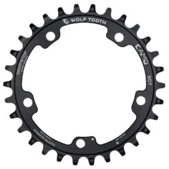 Wolf-tooth Wolf Tooth Camo Single Chainring For Camo Spider - Drop Stop - Black
