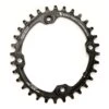 Wolf-tooth Wolf Tooth Elliptical - Single Chainring 104mm - Drop Stop - Black -Wolf Tooth 206760 00 d 391437