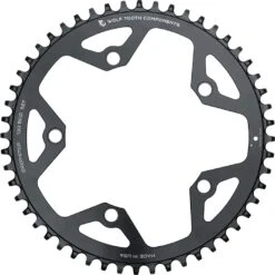 Wolf-tooth Wolf Tooth Single Road/Cyclocross Flattop Chainring 130mm - Drop Stop - Black
