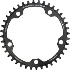 Wolf-tooth Wolf Tooth Single Road/Cyclocross Flattop Chainring 130mm - Drop Stop - Black 15 Wolf-tooth Wolf Tooth Single Road/Cyclocross Flattop Chainring 130mm - Drop Stop - Black -Wolf Tooth 277972 04 d 558008