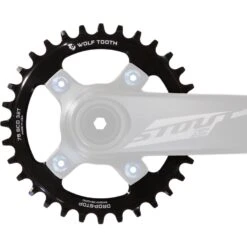 Wolf-tooth Wolf Tooth Chainring 76mm For SRAM XX1 / Specialized Stout - Drop Stop - Black 9 Wolf-tooth Wolf Tooth Chainring 76mm For SRAM XX1 / Specialized Stout - Drop Stop - Black -Wolf Tooth 277986 02 d 558053