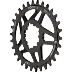 Wolf-tooth Wolf Tooth Elliptical - Direct Mount Chainring For SRAM GXP / BB30 Long Spindle - Drop Stop - Black -Wolf Tooth 278020 00 d 558142