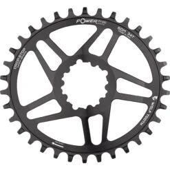 Wolf-tooth Wolf Tooth Elliptical - Direct Mount Chainring For SRAM BB30 Short Spindle - Narrow Wide - Black -Wolf Tooth 278020 03 d 558145 1
