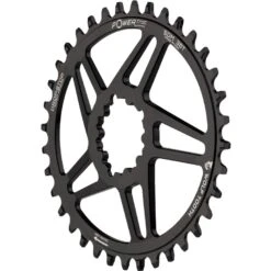Wolf-tooth Wolf Tooth Elliptical - Direct Mount Chainring For SRAM GXP / BB30 Long Spindle - Drop Stop - Black -Wolf Tooth 278020 04 d 558146