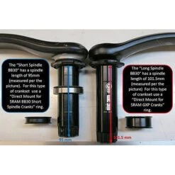 Wolf-tooth Wolf Tooth Elliptical - Direct Mount Chainring For SRAM GXP / BB30 Long Spindle - Drop Stop - Black -Wolf Tooth 278020 06 d 558148