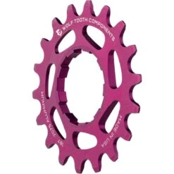 Wolf-tooth Wolf Tooth Single Speed Cog CNC Aluminium - Purple