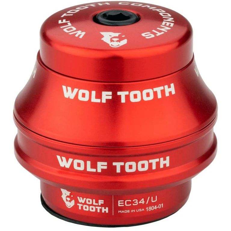 Wolf-tooth Wolf Tooth Precision EC Headset Upper Part - EC34/28.6 - Red 4 Wolf-tooth Wolf Tooth Precision EC Headset Upper Part - EC34/28.6 - Red - Image 2