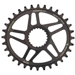 Wolf-tooth Wolf Tooth Elliptical Direct Mount Chainring For Shimano - Drop Stop - HG+ 32 Tooth - 32 Tooth - Black