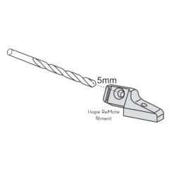 Wolf-tooth Wolf Tooth ReMote Light Action Dropper Post Remote For Direct Mounting At Hope Tech3 Brake Lever - Black -Wolf Tooth 369115 02 d 796688