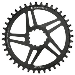 Wolf-tooth Wolf Tooth Direct Mount Chainring Flattop For SRAM - Drop Stop - Black