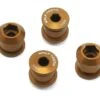 Wolf Tooth Components Dual Hex Fitting Chainring Bolts (Gold) (6mm) (4 Pack) (For 1x Use) -Wolf Tooth 4cbcn06gld