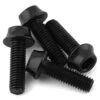 Wolf Tooth Components Aluminum Bottle Cage Bolts (Black) (4-Pack) -Wolf Tooth 4wbboltblk