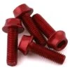 Wolf Tooth Components Aluminum Bottle Cage Bolts (Red) (4-Pack) -Wolf Tooth 4wbboltred