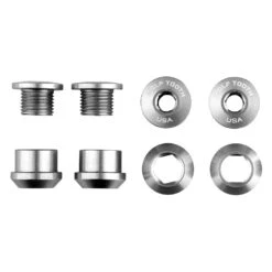 Wolf-tooth Wolf Tooth Aluminum Chainring Bolts - 6mm - 1-speed (4 Pieces) -Wolf Tooth 6mm bolts ni 817820