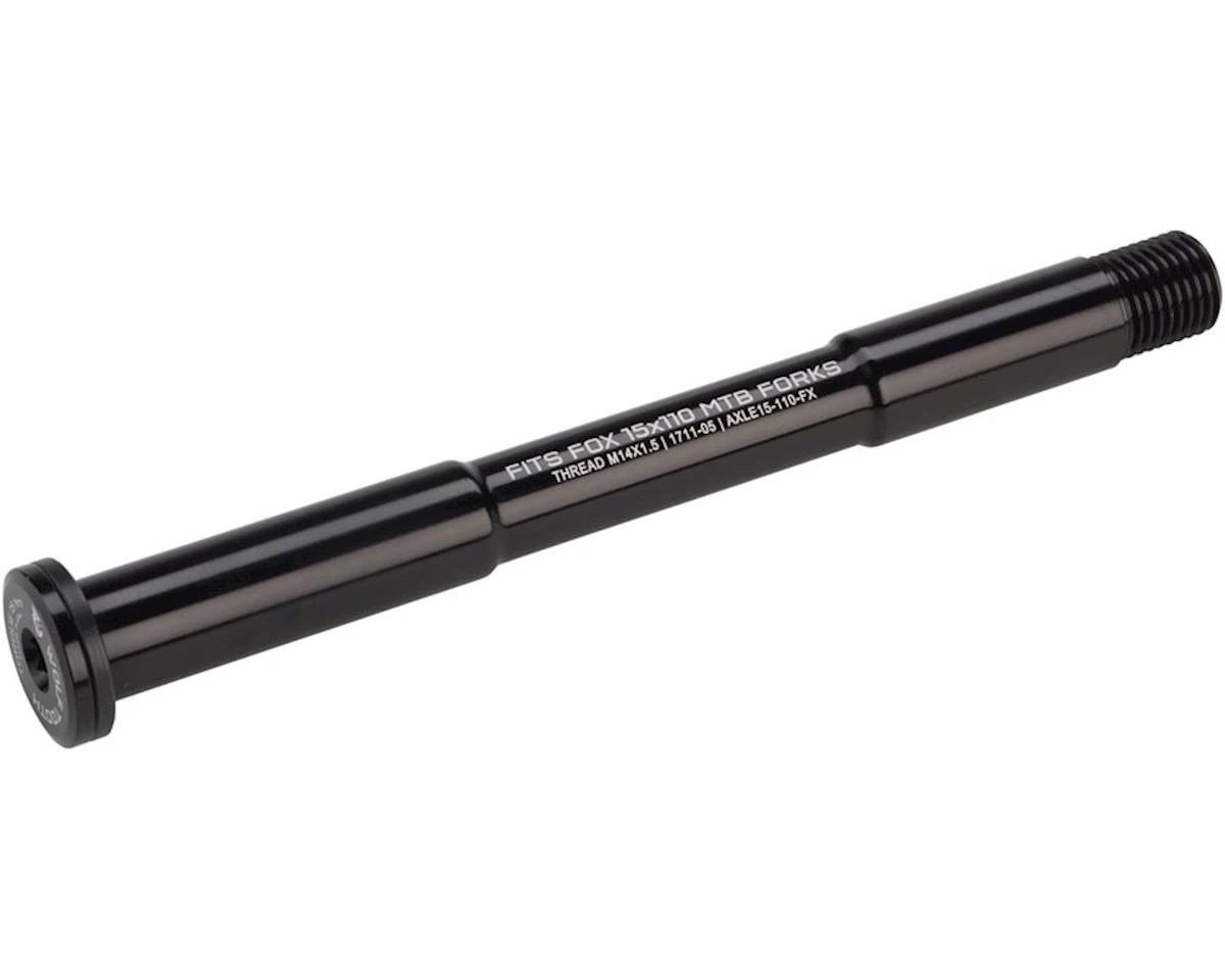 Wolf Tooth Components Fox Thru Axle (Black) (15 X 110mm) (155mm) (1.5mm) 3 Wolf Tooth Components Fox Thru Axle (Black) (15 X 110mm) (155mm) (1.5mm)