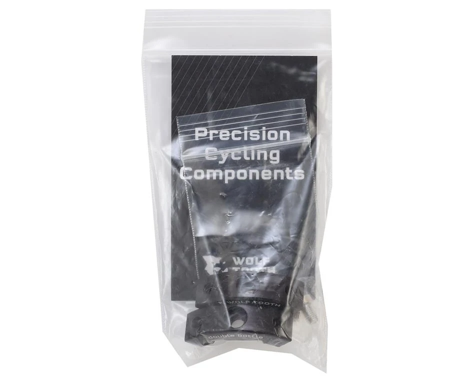 Wolf Tooth Components B-RAD Double Bottle Cage Adapter (Black) 4 Wolf Tooth Components B-RAD Double Bottle Cage Adapter (Black) - Image 2