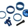 Wolf Tooth Components Headset Spacer BlingKit (Blue) (3, 5, 10, 15mm) (w/ Bottle Cage Bolts) -Wolf Tooth blingkit blue