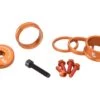 Wolf Tooth Components Headset Spacer BlingKit (Orange) (3, 5, 10, 15mm) (w/ Bottle Cage Bolts) -Wolf Tooth blingkit orange