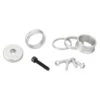 Wolf Tooth Components Headset Spacer BlingKit (Silver) (3, 5,10, 15mm) (w/ Bottle Cage Bolts) -Wolf Tooth blingkit silver