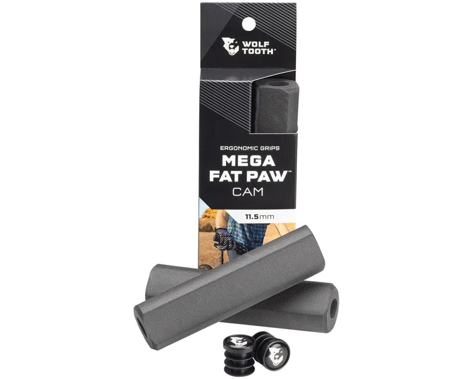 Wolf Tooth Components Mega Fat Paw Cam Grips (Black) 4 Wolf Tooth Components Mega Fat Paw Cam Grips (Black) - Image 2