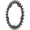 Wolf Tooth Components CAMO Aluminum Round Chainring (Black) (Drop-Stop A) (Single) (28T)