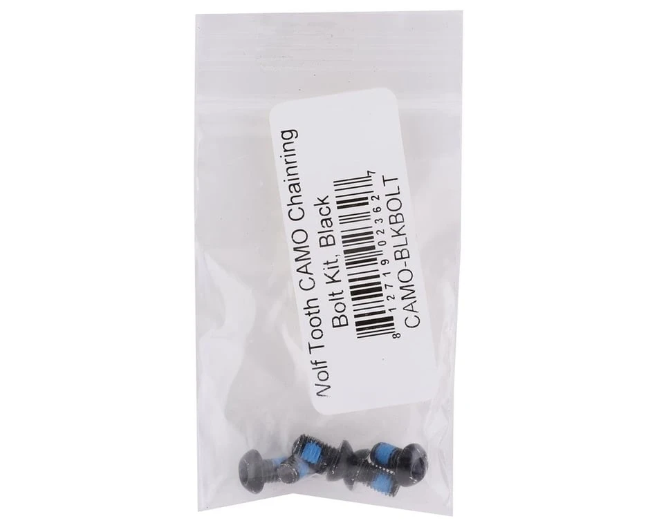Wolf Tooth Components CAMO Chainring Bolt Kit (Black) 4 Wolf Tooth Components CAMO Chainring Bolt Kit (Black) - Image 2