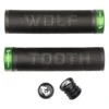 Wolf Tooth Components Echo Lock-On Grips (Black/Green) 1 Wolf Tooth Components Echo Lock-On Grips (Black/Green) -Wolf Tooth echo blk grn