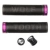 Wolf Tooth Components Echo Lock-On Grips (Black/Purple) 1 Wolf Tooth Components Echo Lock-On Grips (Black/Purple) -Wolf Tooth echo blk prp