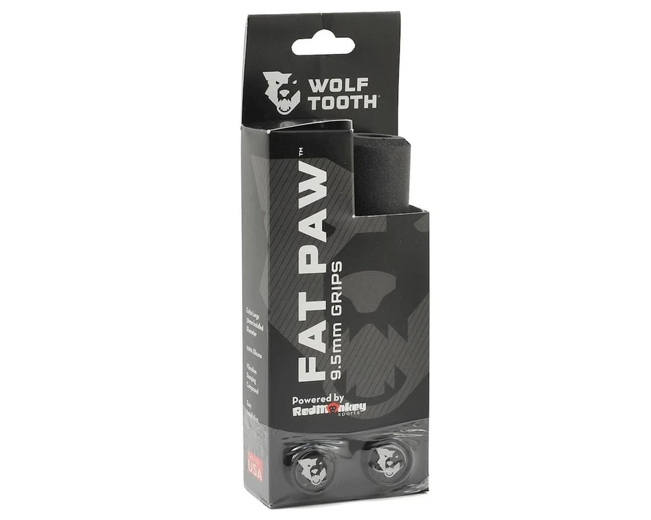 Wolf Tooth Components Fat Paw Grips (Black) 4 Wolf Tooth Components Fat Paw Grips (Black) - Image 2
