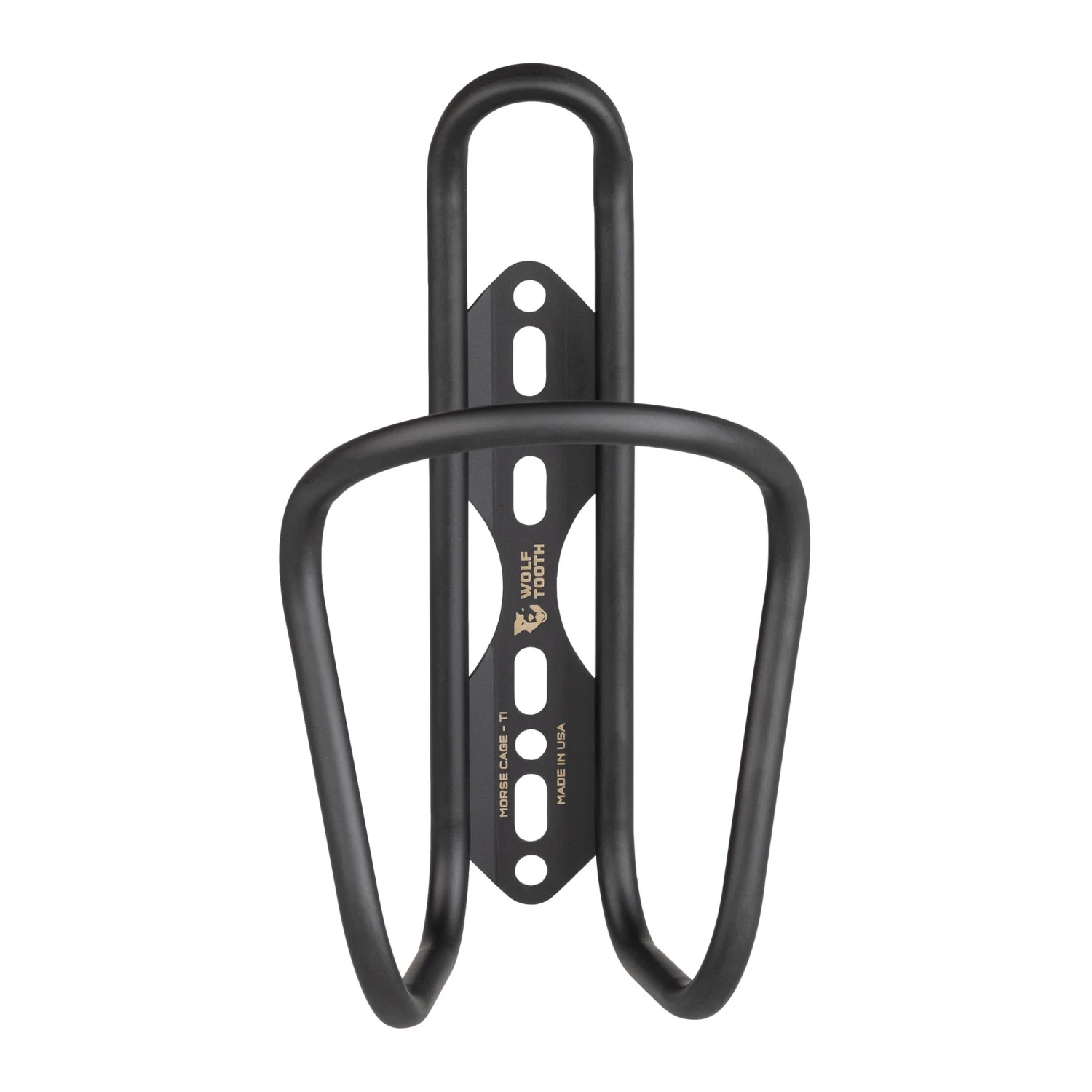 Wolf-tooth Wolf Tooth Morse Cage Ti - Bottle Cage - Limited Edition - Black 3 Wolf-tooth Wolf Tooth Morse Cage Ti - Bottle Cage - Limited Edition - Black