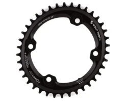 Wolf Tooth Components Elliptical Chainring (Black) (110mm Shimano Asym. BCD) (Drop-Stop B) (Single) (38T) (GRX)