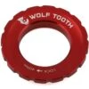Wolf Tooth Components Centerlock Rotor Lockring (Red) 1 Wolf Tooth Components Centerlock Rotor Lockring (Red) -Wolf Tooth rtr lckrng red