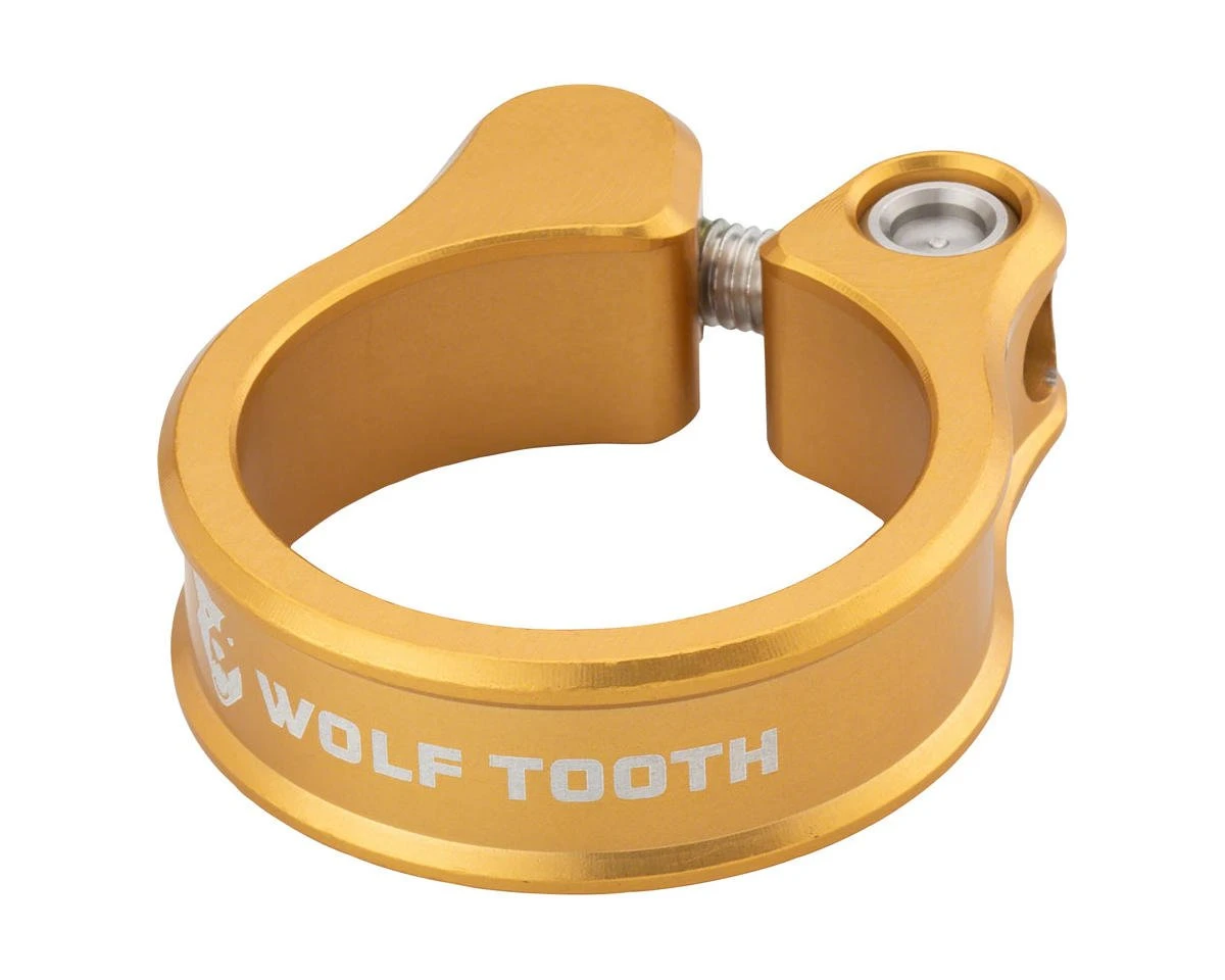 Wolf Tooth Components Anodized Seatpost Clamp (Gold) (29.8mm) 3 Wolf Tooth Components Anodized Seatpost Clamp (Gold) (29.8mm)