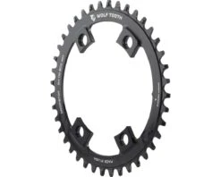 Wolf Tooth Components Shimano 4-Bolt Chainring (Black) (Drop-Stop B) (Single) (38T) (110mm Asym. BCD)