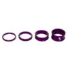 Wolf Tooth Components 1-1/8" Headset Spacer Kit (Purple) (3, 5, 10, 15mm) -Wolf Tooth spacer prp kit1