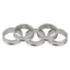 Wolf Tooth Components 1-1/8" Headset Spacer (Silver) (5) (10mm) 2 Wolf Tooth Components 1-1/8" Headset Spacer (Silver) (5) (10mm) -Wolf Tooth spacer sll 5pack 10mm